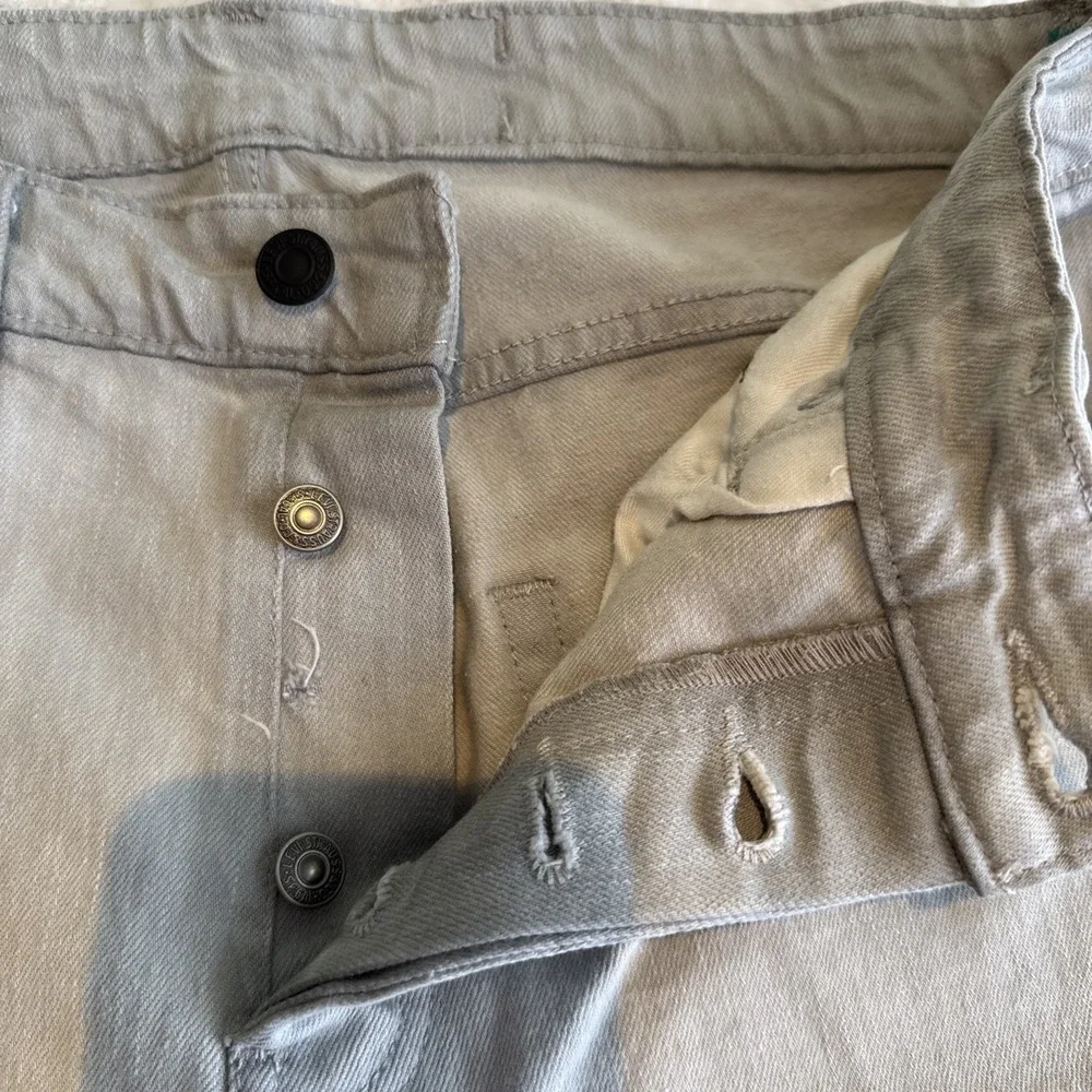 Levi's 511 Reinforced Crotch Gray Jeans Size 33 X 30 Cowboy,Work,Buttonfly Jeans